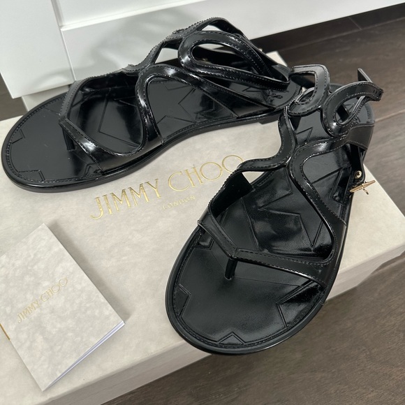 Jimmy Choo Lance Strappy Jelly Sandals - Picture 4 of 6